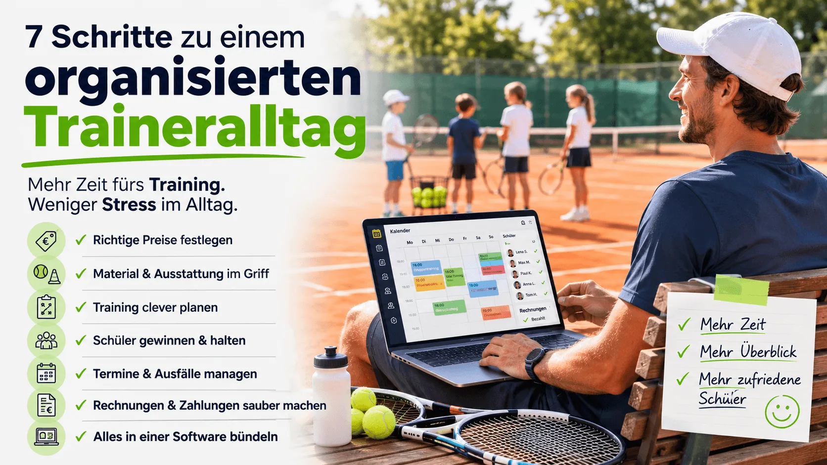 Selbstständig als Tennistrainer