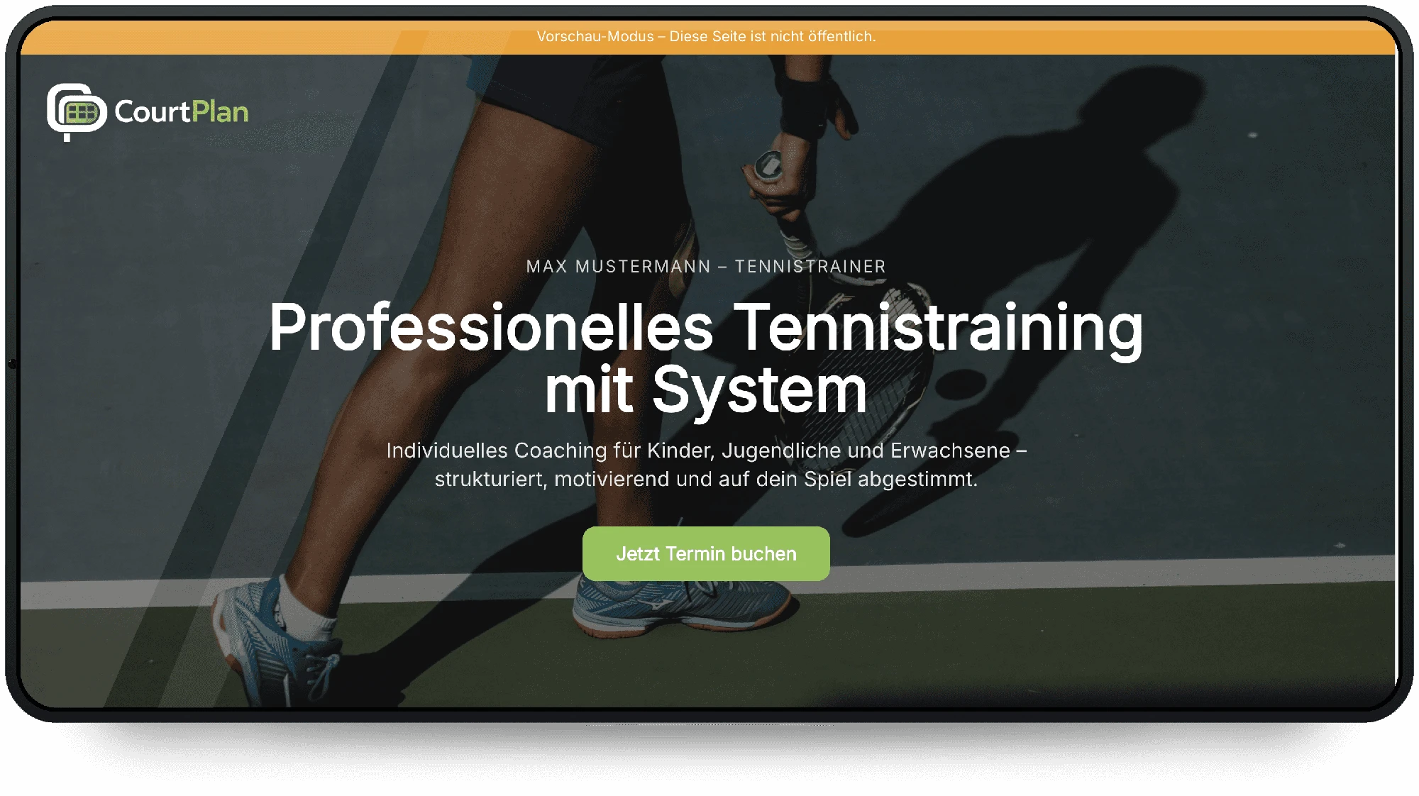 Eigene Trainer-Website